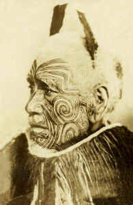 maori spiral tattoo motif