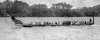 Maori canoe